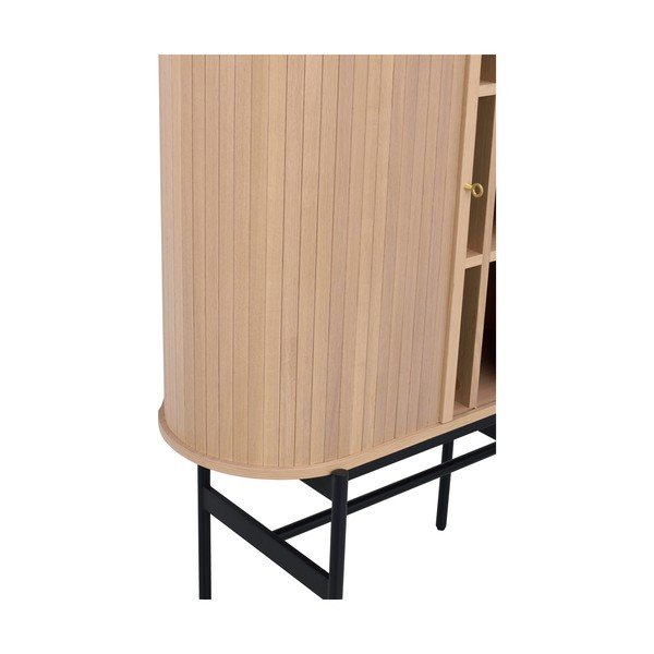 Credenza in legno di rovere colore naturale 102x146 cm Haddington – Rowico-image-4