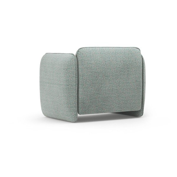 Poltrona blu con rivestimento in ciniglia Georgia – Micadoni -image-3