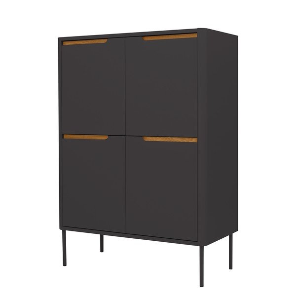 Cassettiera nera , 90 x 128 cm Switch - Tenzo-image-2