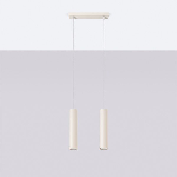 Lampadario color crema Castro – Sollux-image-3