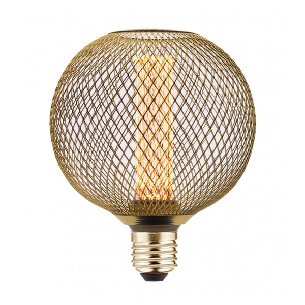 Lampadina decorativa con intensità regolabile con luce bianca calda e presa E27, 3,5 W – GTV-image-1