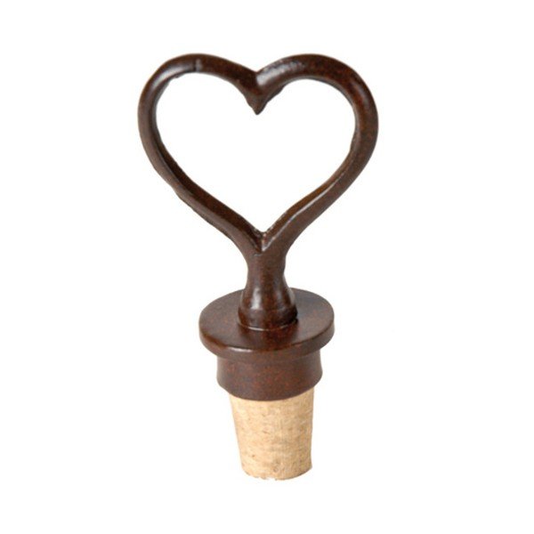 Zátka na víno ve tvaru srdce Antic Line Heart