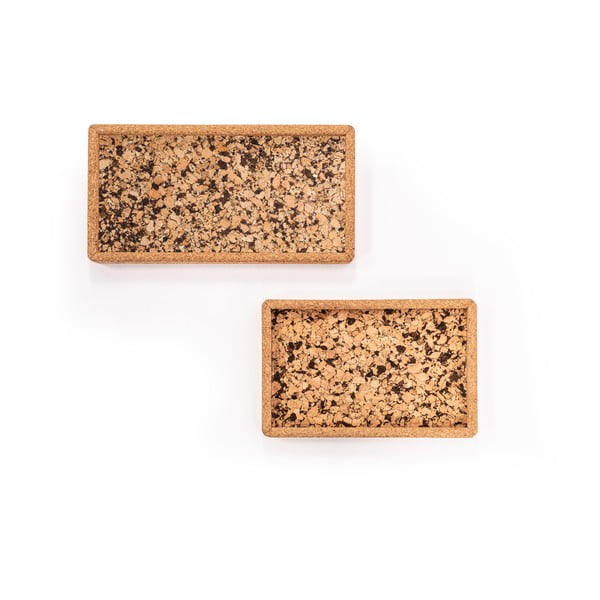 Vassoio in sughero 14,5x22,5 cm Querco - ZicZac-image-2