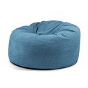 Puof a sacco blu con rivestimento in velluto a coste Om 135 – SLOWDOWN