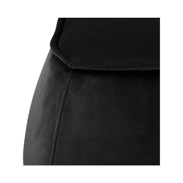 Pouf in velluto marrone-grigio , 60 x 60 cm Mie - Actona-image-3
