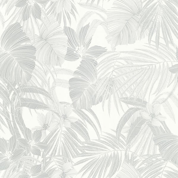 Carta da parati in lana 10 m x 53 cm Leafy - Vavex