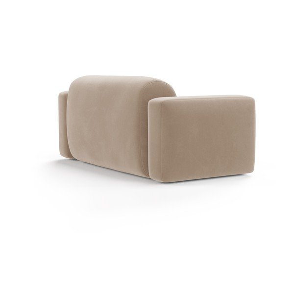 Divano beige con rivestimento in velluto 180 cm Strino – Cosmopolitan Design-image-2