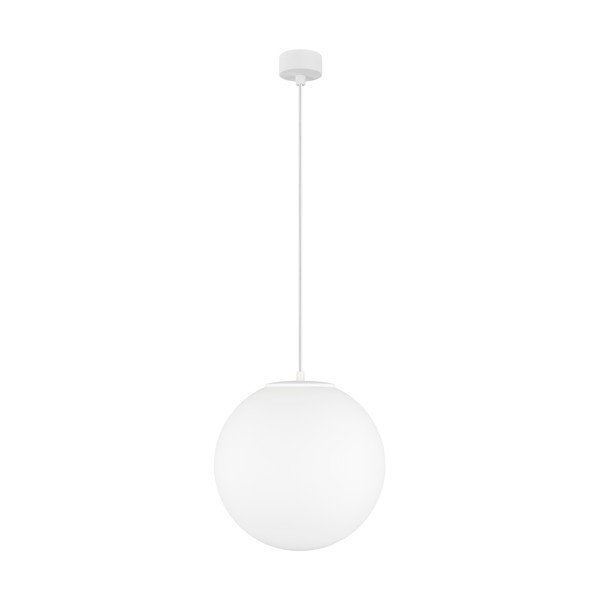 Apparecchio a sospensione bianco Mat , ⌀ 30 cm Tsuki - Sotto Luce