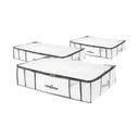 Set di organizer per vestiti sottovuoto/rinforzati in tessuto 3 pz 45x65x15,5 cm Life – Compactor