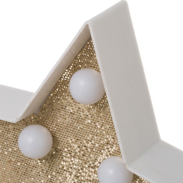Set di 3 luci LED bianche di forme diverse Unimasa Estrella - Casa Selección-image-2