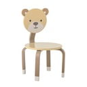 Sedia per bambini giallo chiaro e beige Marle - Bloomingville Mini