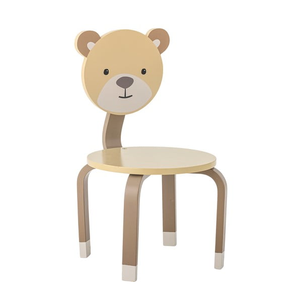 Sedia per bambini giallo chiaro e beige Marle - Bloomingville Mini