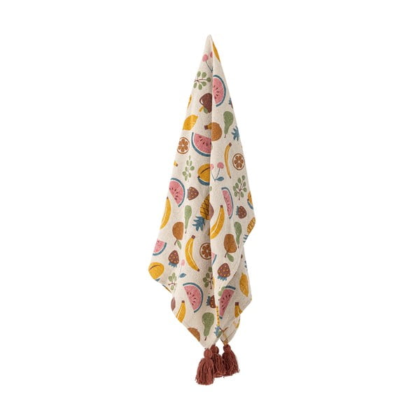 Coperta per bambini in cotone riciclato 130x160 cm Fruitta – Bloomingville Mini