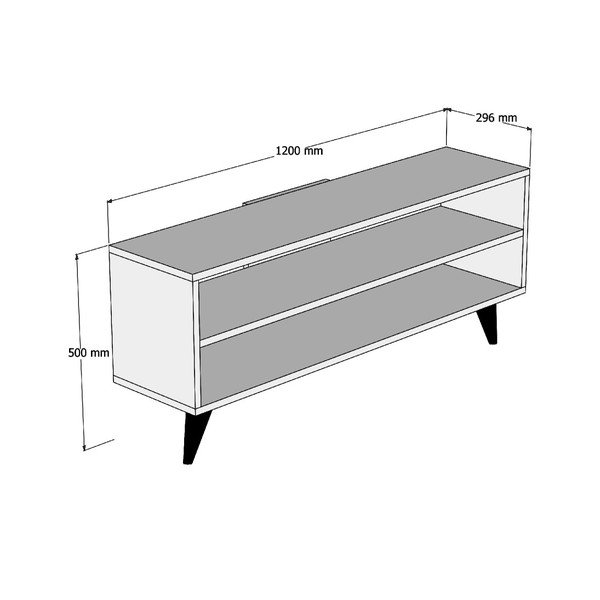 Tavolo TV bianco One - Puqa Design-image-2