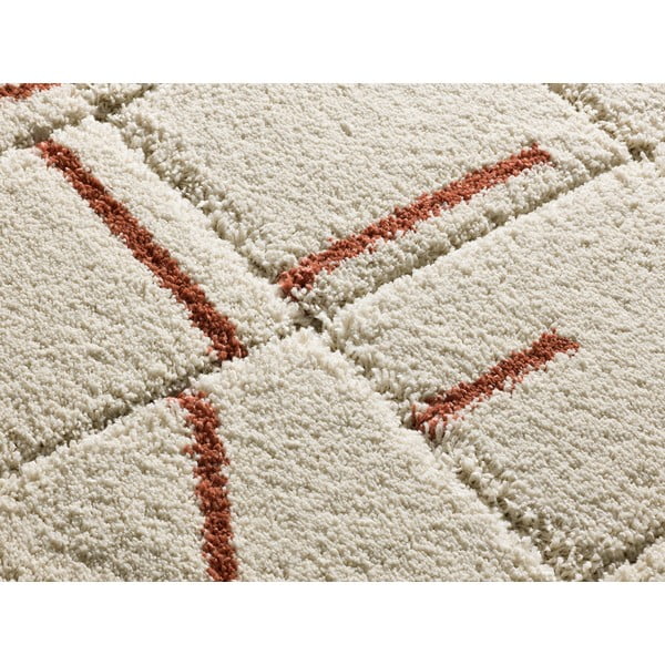 Tappeto color mattone/color crema 160x230 cm Brenda – Universal-image-2