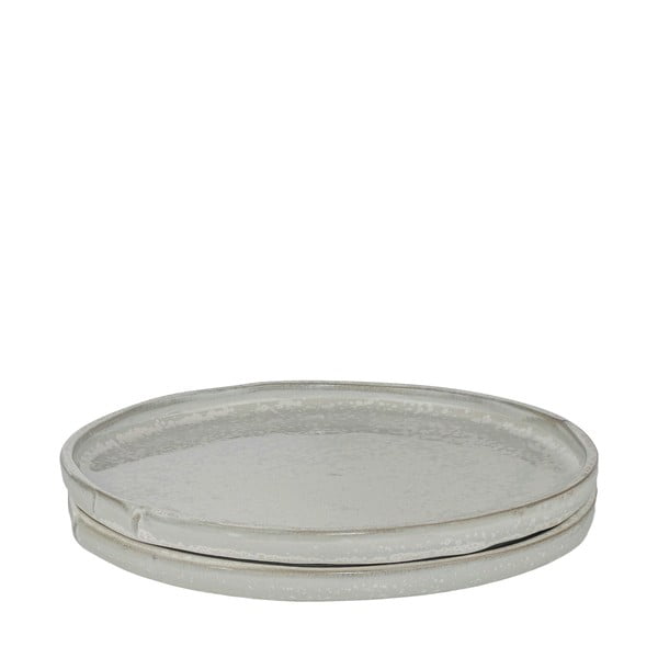 Piatti bianchi in set di 2 pezzi in pietra ø 20 cm Sand Grain - Mette Ditmer Denmark