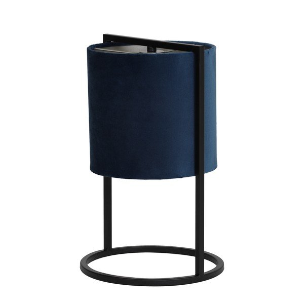 Lampada da tavolo nero-blu scuro (altezza 35 cm) Santos - Light & Living-image-3