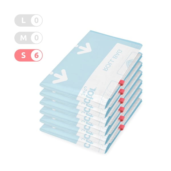 Sacchetti per il vuoto in set da 6 pezzi Roll Up S - Compactor-image-1