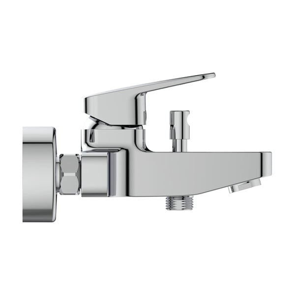 Rubinetto per vasca da bagno argentato effetto lucido a muro Ceraplan - Ideal Standard-image-4