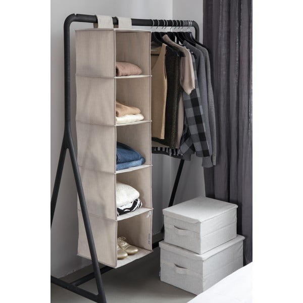 Organizer in tessuto appeso per il guardaroba Soft Storage - Bigso Box of Sweden-image-1