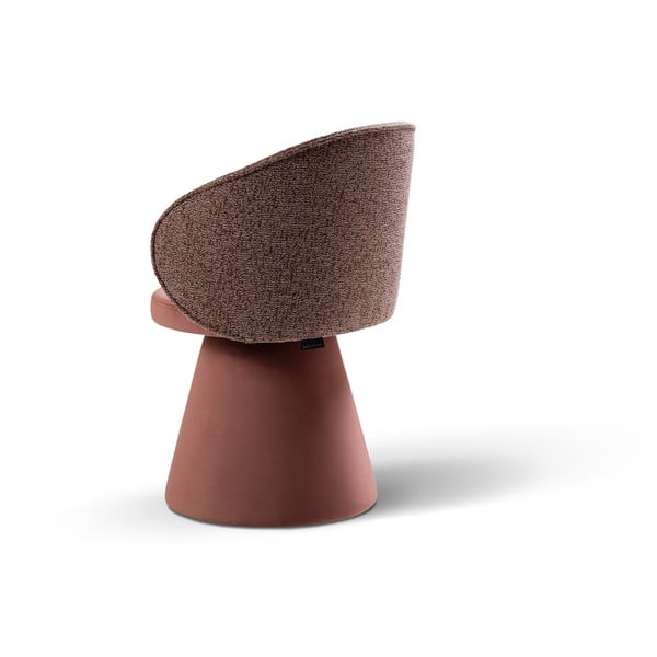 Poltrona rosa con rivestimento in velluto Inez – Micadoni -image-4