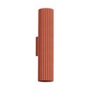 Lampada da parete color mattone Gleam – Sollux