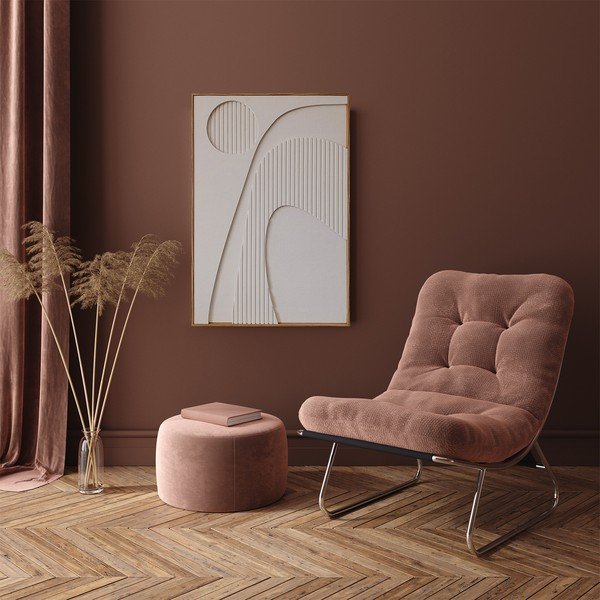 Dipinto stampato con cornice inclusa/fonoassorbente 62x92 cm Arch – Styler-image-3