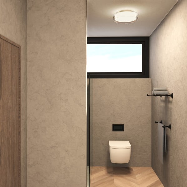 Lampada da soffitto bianca , ø 30 cm Nilo - SULION-image-4