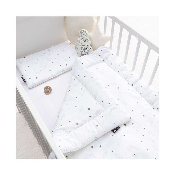 Set per culla bianco Sweet Dreams - Yellow Tipi-image-2