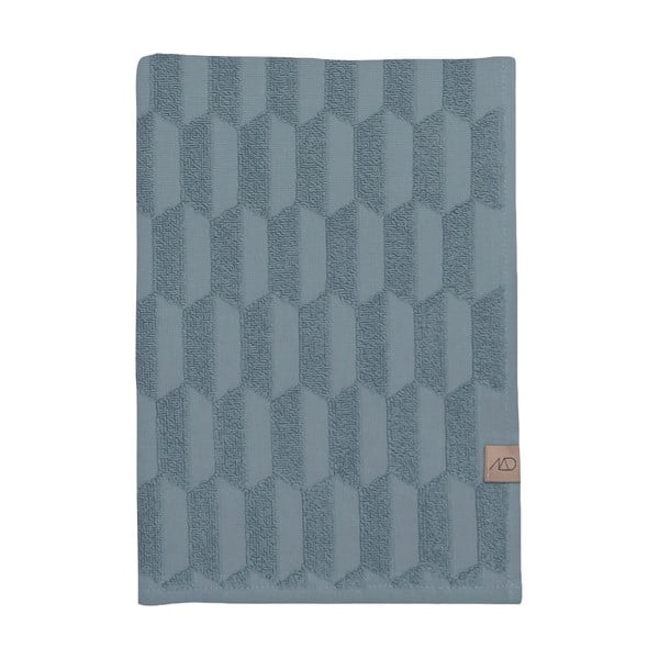 Asciugamano in cotone verde chiaro 50x95 cm Geo - Mette Ditmer Denmark