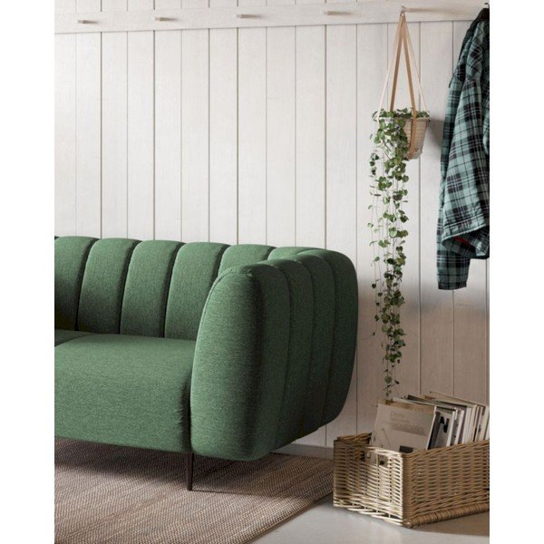 Divano in verde scuro 170 cm Shel – Ghado-image-4