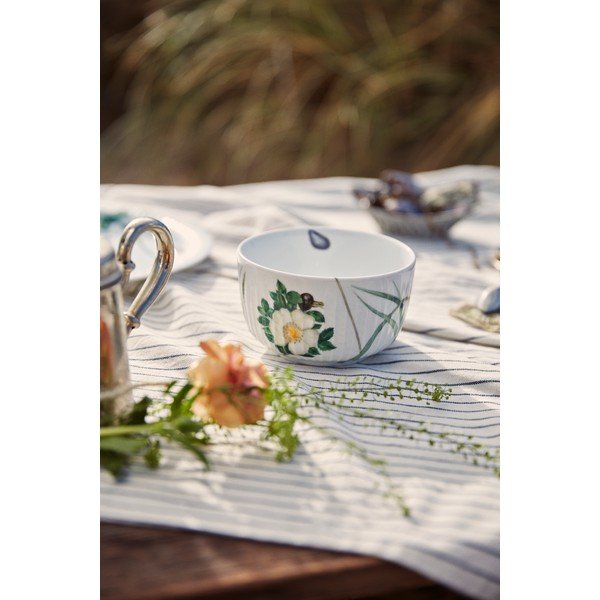 Ciotolina per zuppe e minestre bianca in porcellana 600 ml Hammershøi Summer – Kähler Design-image-2