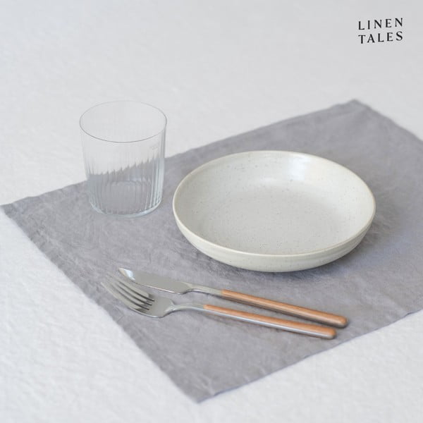 Tovaglietta di stoffa 35x45 cm Light Grey - Linen Tales-image-1