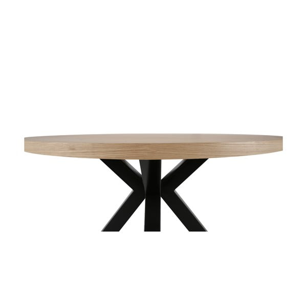 Tavolo da pranzo rotondo con gambe nere , ø 120 cm Maison - Canett-image-3