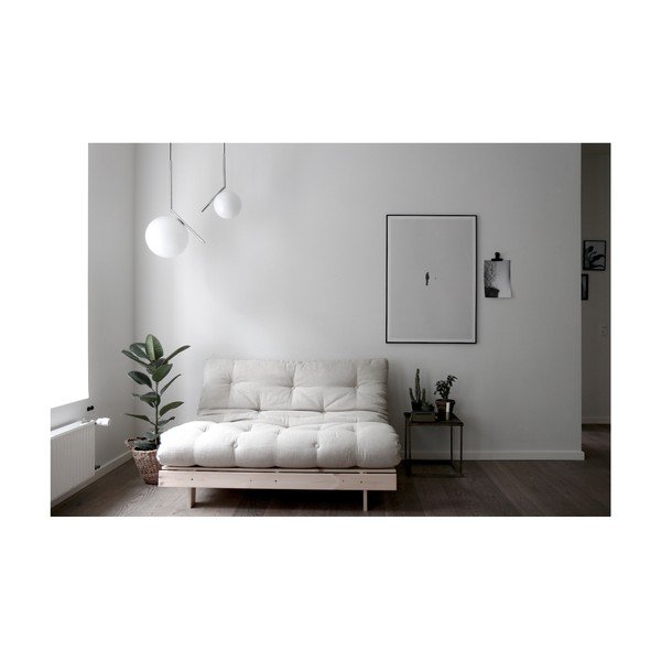 Divano letto marrone 140 cm Roots - Karup Design-image-1