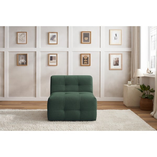 Modulo divano verde scuro Kleber - Bobochic Paris-image-1