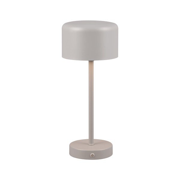 Lampada da tavolo dimmerabile a LED grigio chiaro (altezza 30 cm) Jeff - Reality-image-1