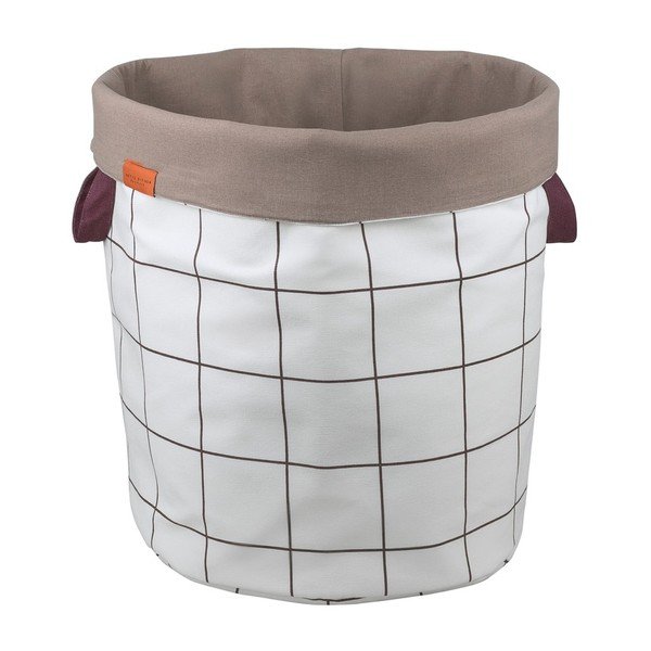 Cesta per il bucato color crema in tessuto 5 l Mesh – Mette Ditmer Denmark-image-2