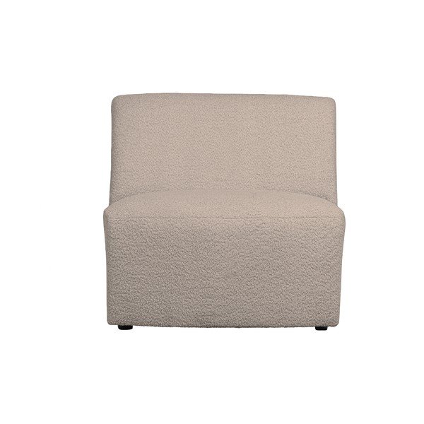 Modulo divano in bouclé beige (parte centrale) Coco - WOOOD-image-1
