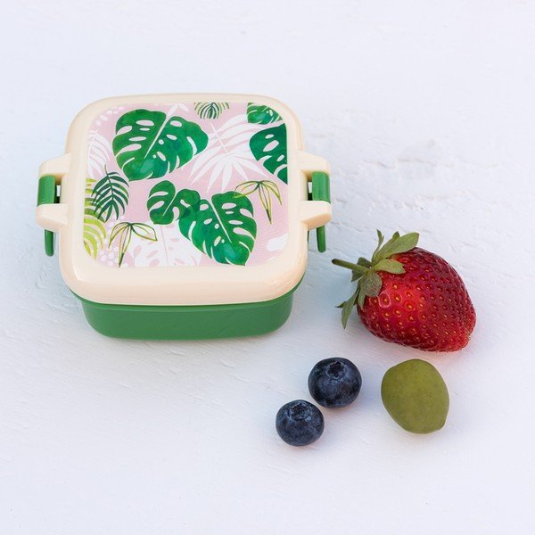 Scatola ermetica per snack , 9 x 7 cm Tropical Palm - Rex London-image-1