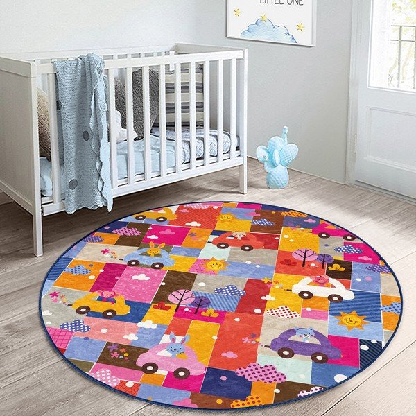 Tappeto per bambini ø 120 cm Comfort - Mila Home-image-2