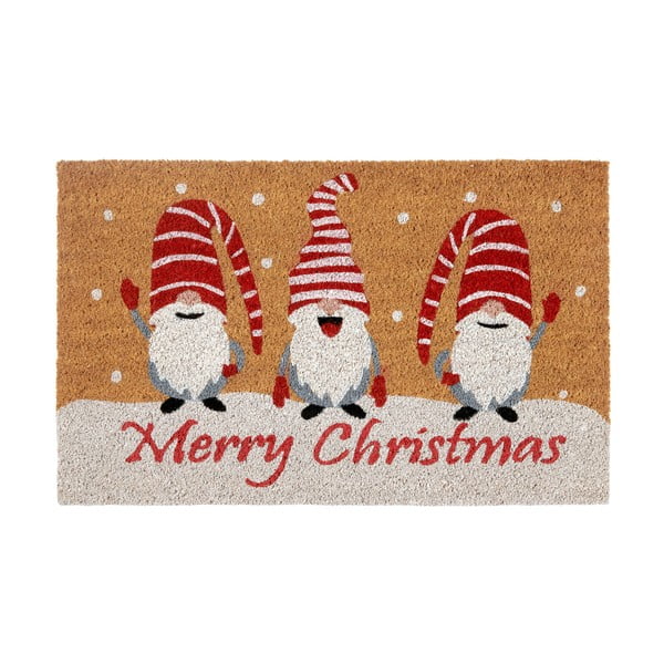 Zerbino in fibre di cocco a tema Natale 40x70 cm Christmas Gnomes – Hanse Home