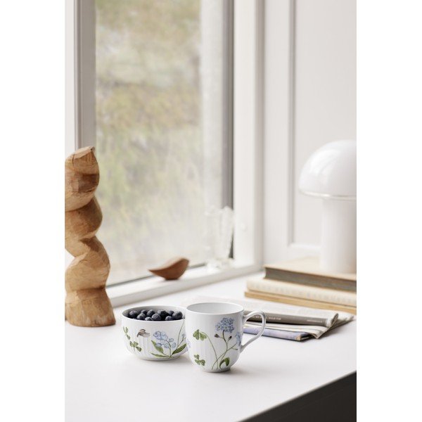 Ciotola bianca in porcellana con motivo floreale Hammershøi Summer - Kähler Design-image-2