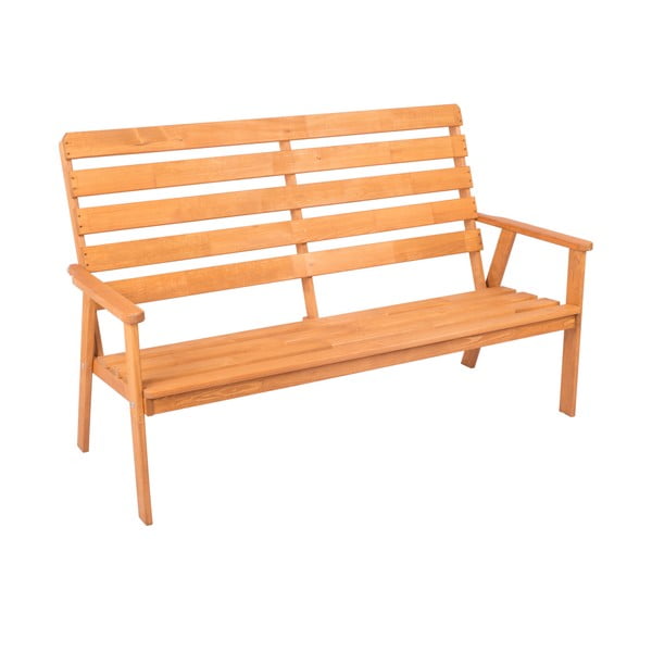 Set da pranzo da giardino in legno massiccio per 4 persone Sylva - Rojaplast-image-1