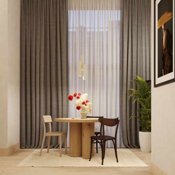 Lampadario color crema ø 8 cm Castro – Sollux-image-1