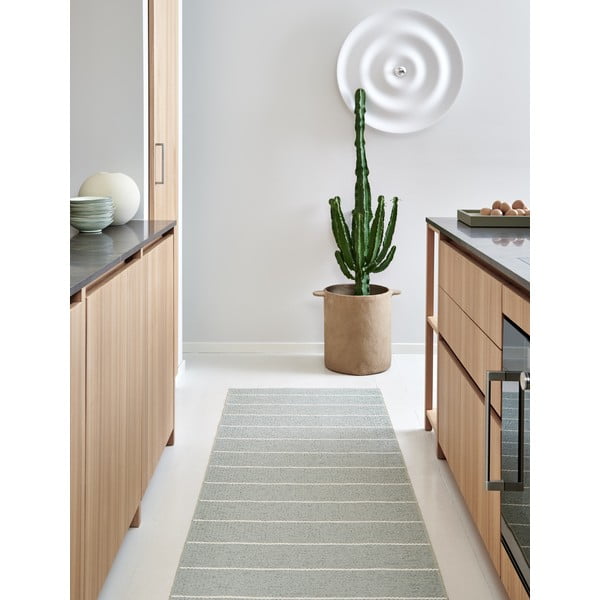 Tappeto da interno/esterno verde chiaro 70x90 cm Carl Sage – Pappelina-image-1