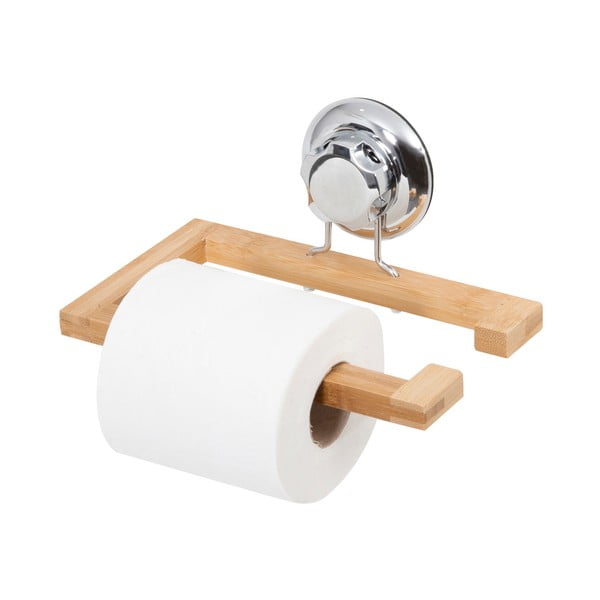 Porta carta igienica da parete in bambù Spa - Compactor-image-2