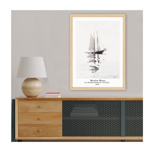 Dipinto 35x45 cm Winslow Homer – Wallity-image-1