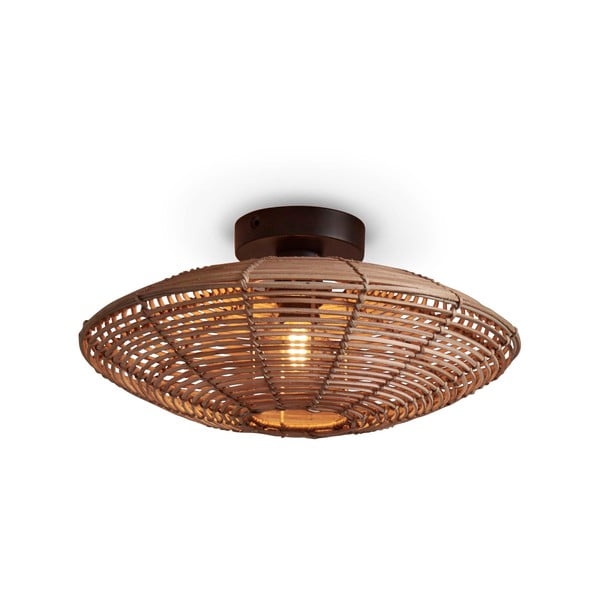 Lampada da soffitto con paralume in rattan di colore naturale ø 40 cm Tanami - Good&Mojo