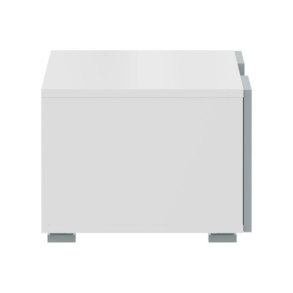 Tavolo TV grigio e bianco 140x31 cm Podium - TemaHome-image-4